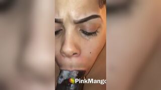 Ebony Throat: She so sexy and sloppy wit it #4