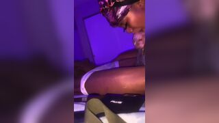 Ebony Throat: SHE LUV TO GET SLOPPY ASF ON IT #2