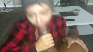 Ebony Throat: You can tell she loves her job #3