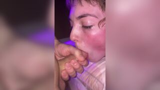 Want To Suck Cock: Taking turns choking #3