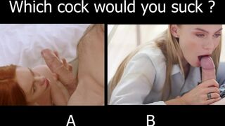 Want To Suck Cock: I choose A #3