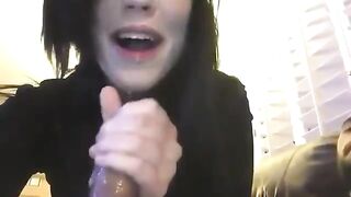 HungryForCock: Girl Gets Surprised Cum In Her Mouth #5