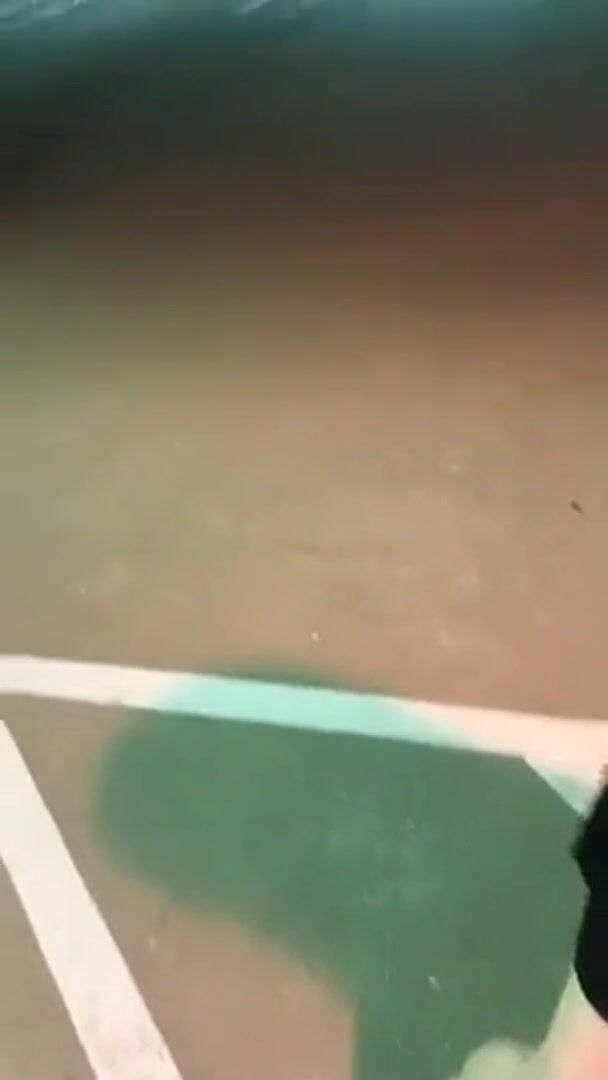 Gawker in parking lot