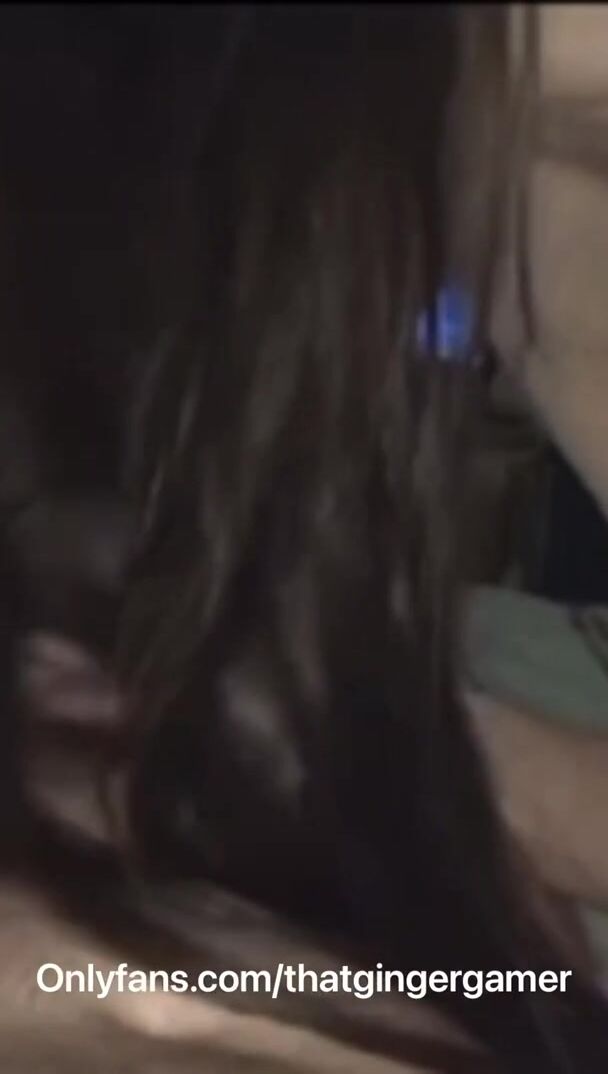 Long haired skinny girl with Bwc