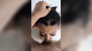 BlowJob: Sweating to fit it In my throat #4