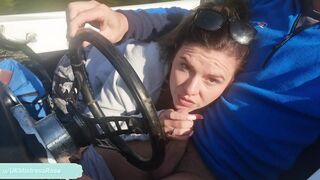 BlowJob: Peaceful day on the river until my mouth was filled with thick cum!!! #2