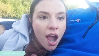 BlowJob: Peaceful day on the river until my mouth was filled with thick cum!!! #4