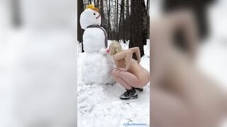 I always wanted to suck a snowman and yes, it was great!