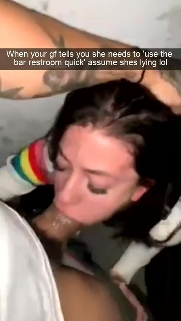 Suck and fuck in a bathroom