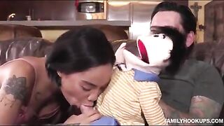 Honey Gold Puppet Blowjob #3