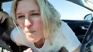 BlowJob: Wanted cock so badly we pulled over #5