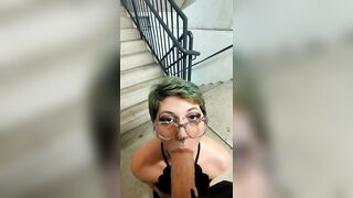 BlowJob: Blowjob in a Parking Garage Stairwell #5